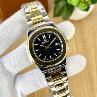 Best Win Premium Two Tone Steel Luxury Stylish Watch