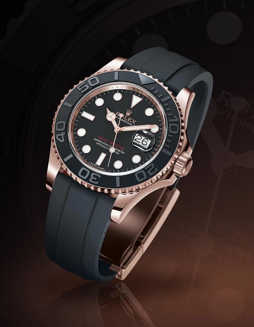 Rolex Gold Black GMT Luxury Watch
