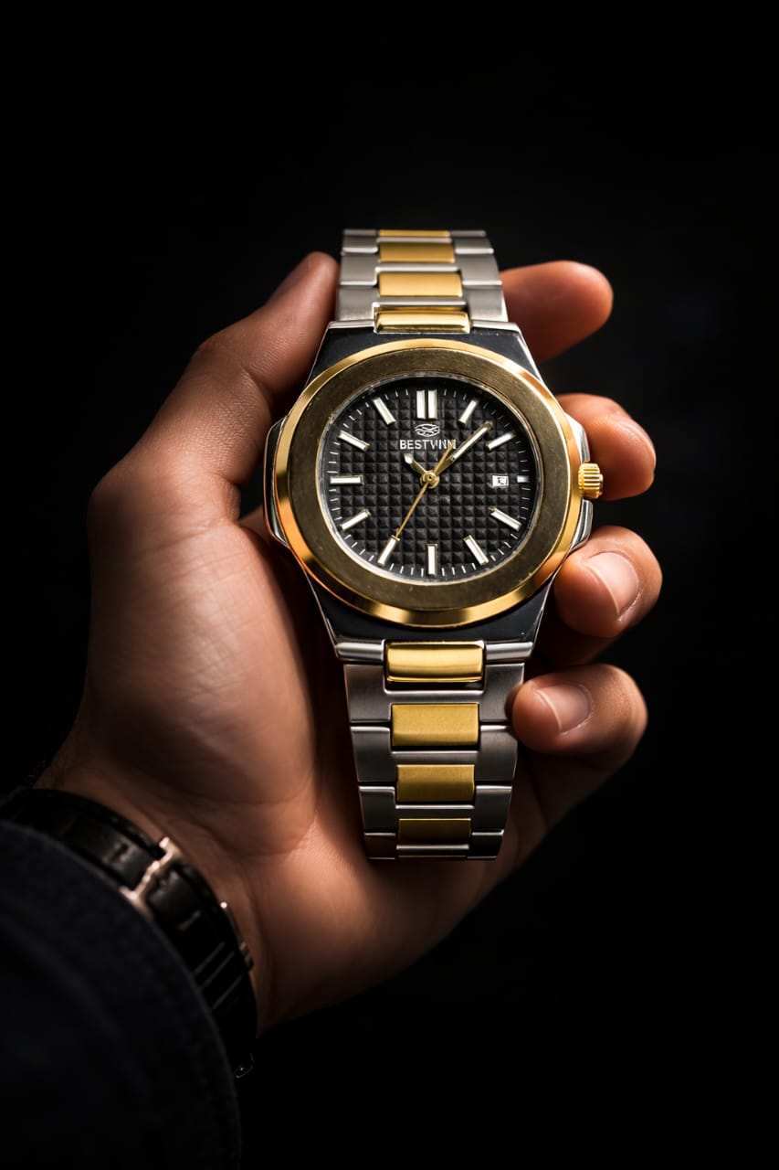 Best Win Premium Two Tone Steel Luxury Stylish Watch